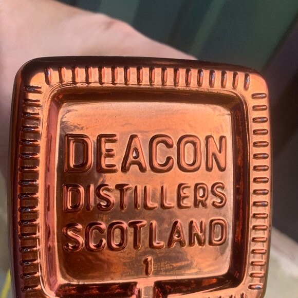 BOTTLE - EMPTY  - THE DEACON SCOTLAND Scotch Whisky 700ml - Copper Color - Picture 12 of 13
